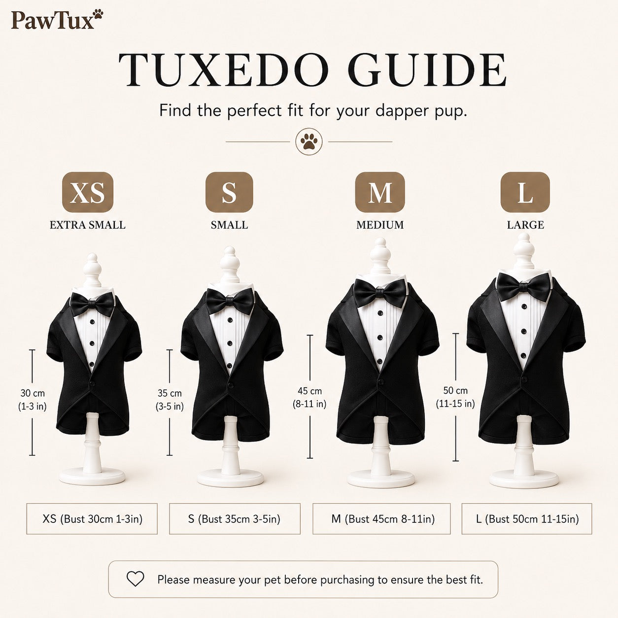 PawTux™ - Dog Tuxedo
